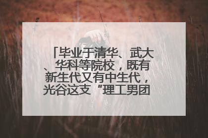 毕业于清华、武大、华科等院校，既有新生代又有中生代，光谷这支“理工男团”为何“出道”？