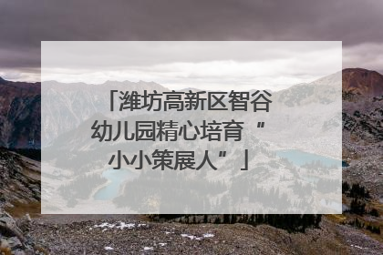 潍坊高新区智谷幼儿园精心培育“小小策展人”