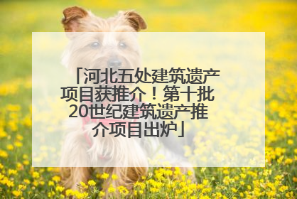 河北五处建筑遗产项目获推介！第十批20世纪建筑遗产推介项目出炉