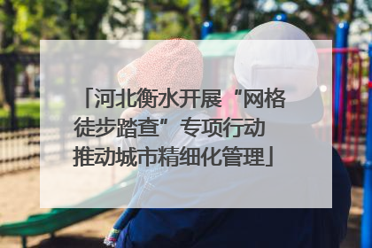 河北衡水开展“网格徒步踏查”专项行动 推动城市精细化管理