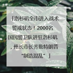 洛杉矶全市进入战术警戒状态！2000名国民警卫队进驻洛杉矶，州长市长齐批特朗普“制造混乱”