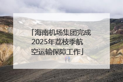 海南机场集团完成2025年荔枝季航空运输保障工作