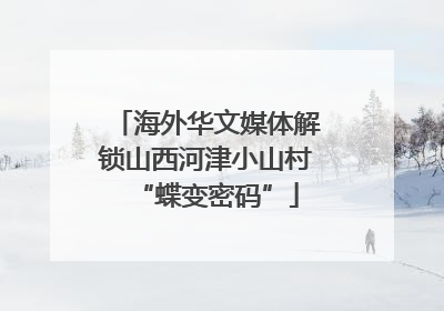 海外华文媒体解锁山西河津小山村“蝶变密码”