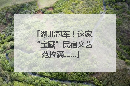湖北冠军！这家“宝藏”民宿文艺范拉满……