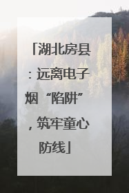 湖北房县：远离电子烟“陷阱”，筑牢童心防线