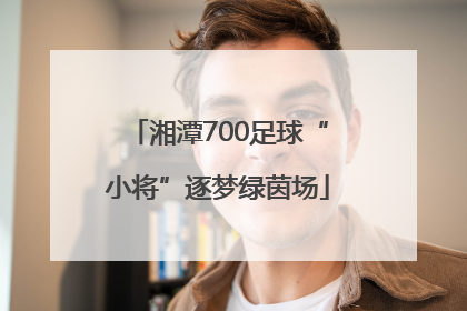 湘潭700足球“小将”逐梦绿茵场