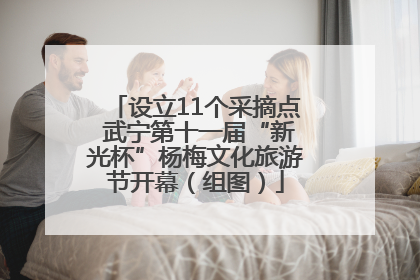 设立11个采摘点 武宁第十一届“新光杯”杨梅文化旅游节开幕（组图）