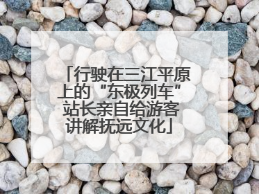 行驶在三江平原上的“东极列车” 站长亲自给游客讲解抚远文化