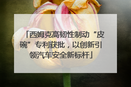 西姆克高韧性制动“皮碗”专利获批，以创新引领汽车安全新标杆