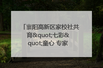 襄阳高新区家校社共育"七彩"童心 专家团支招智慧育儿