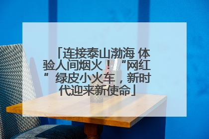 连接泰山渤海 体验人间烟火！“网红”绿皮小火车，新时代迎来新使命