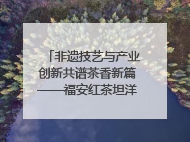非遗技艺与产业创新共谱茶香新篇——福安红茶坦洋工夫专场推介会在京举办