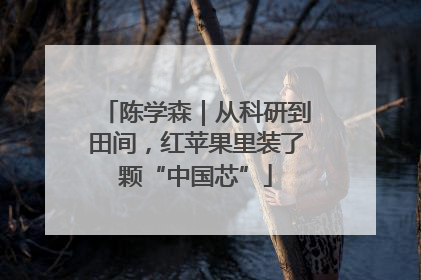 陈学森｜从科研到田间，红苹果里装了颗“中国芯”