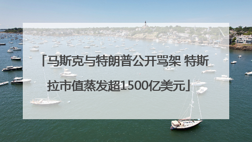 马斯克与特朗普公开骂架 特斯拉市值蒸发超1500亿美元