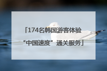 174名韩国游客体验“中国速度”通关服务