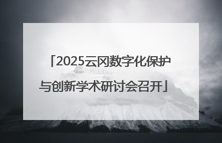 2025云冈数字化保护与创新学术研讨会召开
