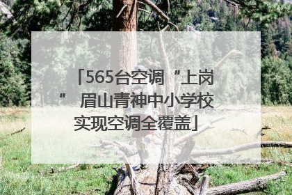 565台空调“上岗” 眉山青神中小学校实现空调全覆盖