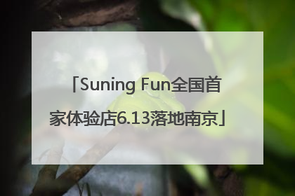 Suning Fun全国首家体验店6.13落地南京